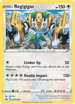 Regigigas, SWSH Black Star Promos, no. SWSH247