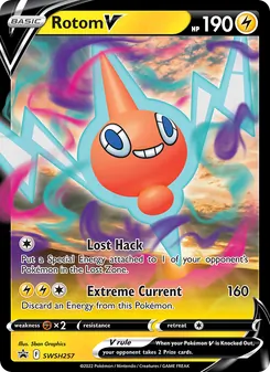 Rotom V, SWSH Black Star Promos, no. SWSH257