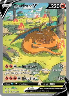 Charizard V, SWSH Black Star Promos, no. SWSH260