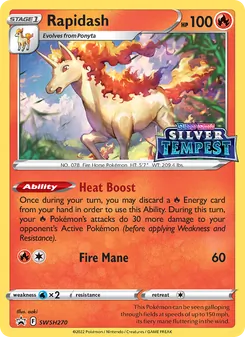 Rapidash, SWSH Black Star Promos, no. SWSH270