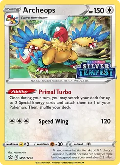 Archeops, SWSH Black Star Promos, no. SWSH272