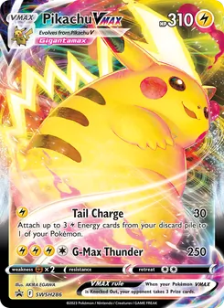 Pikachu VMAX, SWSH Black Star Promos, no. SWSH286