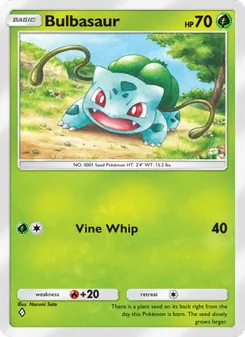 Bulbasaur, Genetic Apex, no. 001