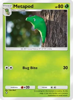 Metapod, Genetic Apex, no. 006