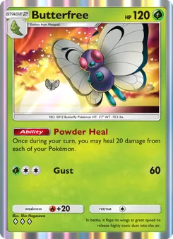 Butterfree, Genetic Apex, no. 007