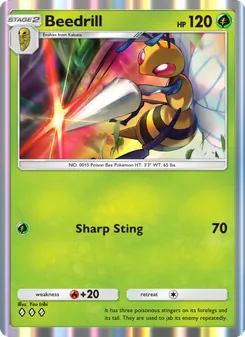 Beedrill, Genetic Apex, no. 010