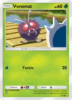 Venonat, Genetic Apex, no. 016