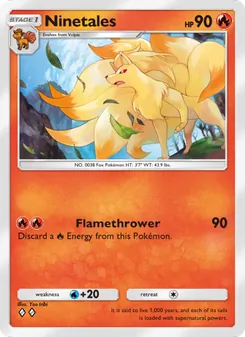 Ninetales, Genetic Apex, no. 038