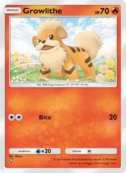 Growlithe, Genetic Apex, no. 039