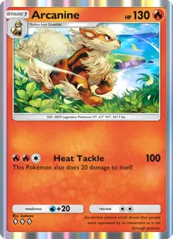 Arcanine, Genetic Apex, no. 040