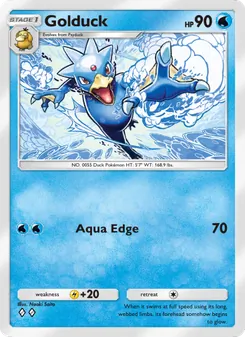 Golduck, Genetic Apex, no. 058