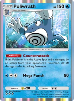 Poliwrath, Genetic Apex, no. 061