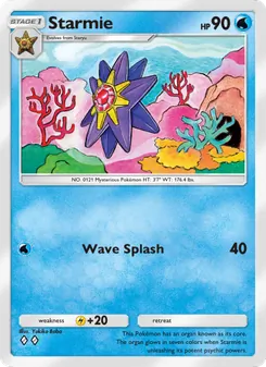 Starmie, Genetic Apex, no. 075