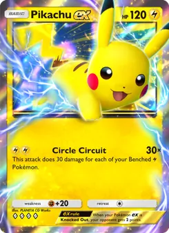 Pikachu ex, Genetic Apex, no. 096