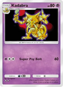 Kadabra, Genetic Apex, no. 116