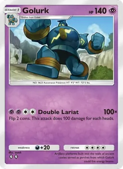 Golurk, Genetic Apex, no. 136