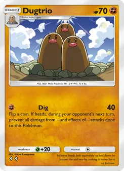 Dugtrio, Genetic Apex, no. 140