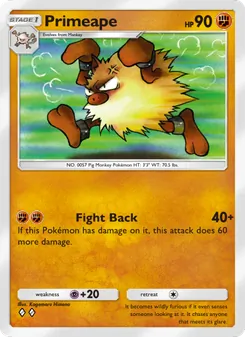 Primeape, Genetic Apex, no. 142