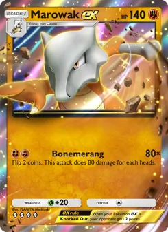 Marowak ex, Genetic Apex, no. 153