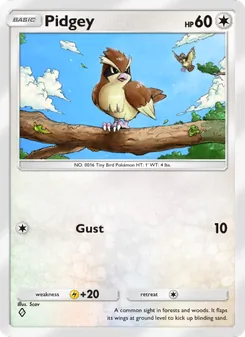 Pidgey, Genetic Apex, no. 186