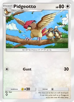 Pidgeotto, Genetic Apex, no. 187