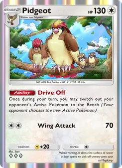Pidgeot, Genetic Apex, no. 188