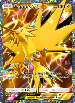 Zapdos ex, Genetic Apex, no. 260