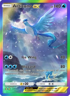 Articuno ex, Genetic Apex, no. 275
