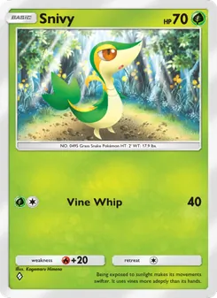 Snivy, Mythical Island, no. 004