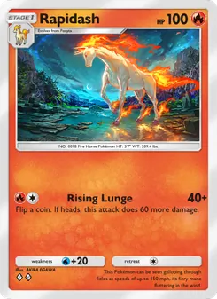 Rapidash, Mythical Island, no. 011