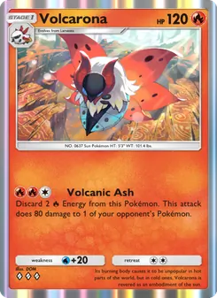 Volcarona, Mythical Island, no. 014