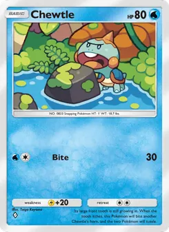 Chewtle, Mythical Island, no. 022