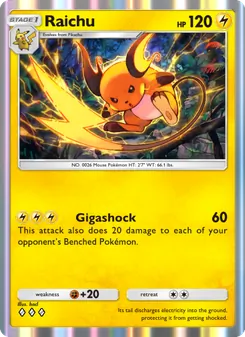 Raichu, Mythical Island, no. 026
