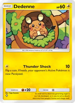 Dedenne, Mythical Island, no. 030