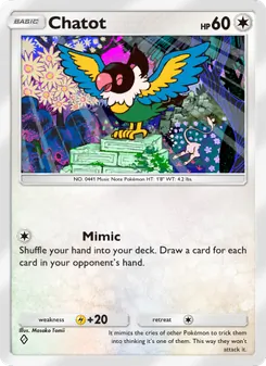 Chatot, Mythical Island, no. 062