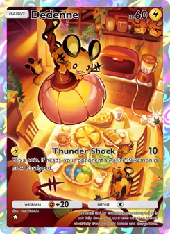 Dedenne, Mythical Island, no. 073