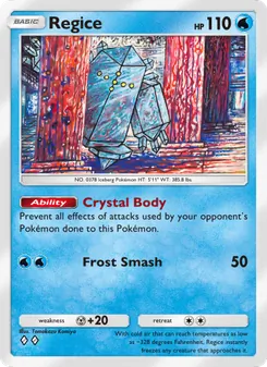 Regice, Space-Time Smackdown, no. 034