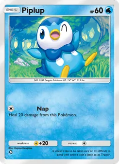Piplup, Space-Time Smackdown, no. 035