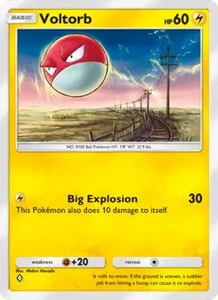 Voltorb, Space-Time Smackdown, no. 054