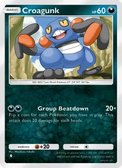 Croagunk, Space-Time Smackdown, no. 107