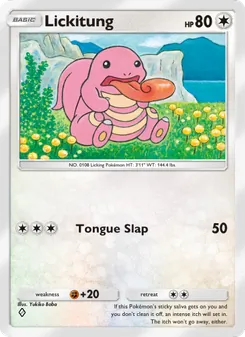 Lickitung, Space-Time Smackdown, no. 124