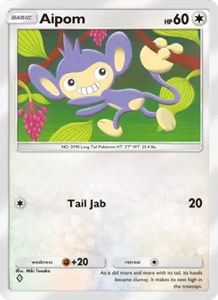 Aipom, Space-Time Smackdown, no. 130