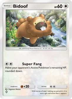 Bidoof, Space-Time Smackdown, no. 135