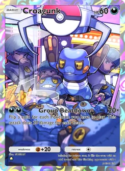 Croagunk, Space-Time Smackdown, no. 173