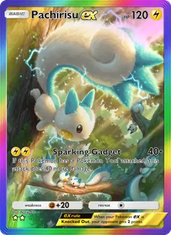 Pachirisu ex, Space-Time Smackdown, no. 198