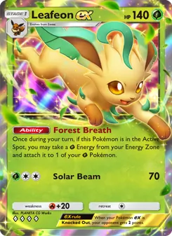 Leafeon ex, Triumphant Light, no. 010