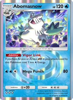 Abomasnow, Triumphant Light, no. 021