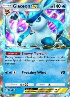 Glaceon ex, Triumphant Light, no. 022