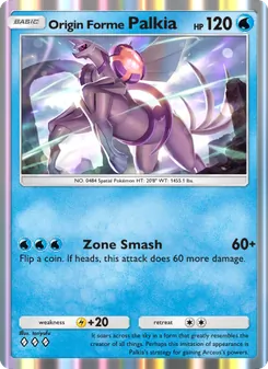 Origin Forme Palkia, Triumphant Light, no. 023