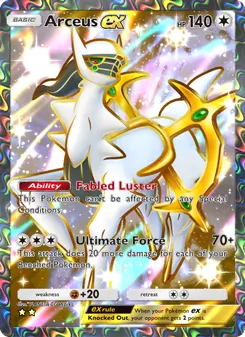 Arceus ex, Triumphant Light, no. 086